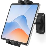 Keuvirya iPad Wall Mount, Universal 360&deg; Rotating Tablet Wall Mount Holder | Phone Holder Arm Bracket, Compatible with 4.7"-12.9" Devices Including iPad Pro, Mini, Air - Ideal for Home, Shop, Office Use