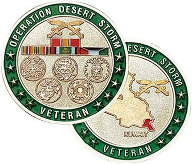 Amazon Com Operation Desert Storm Challenge Coin Clothing