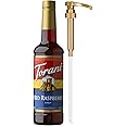 Torani Red Raspberry Syrup for Drinks, Flavoring for Iced Tea, Sodas, Cocktails, and Milk Shakes, Pump Included, 25.4 Oz