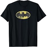 Batman Retro Bat Logo Distressed T-Shirt