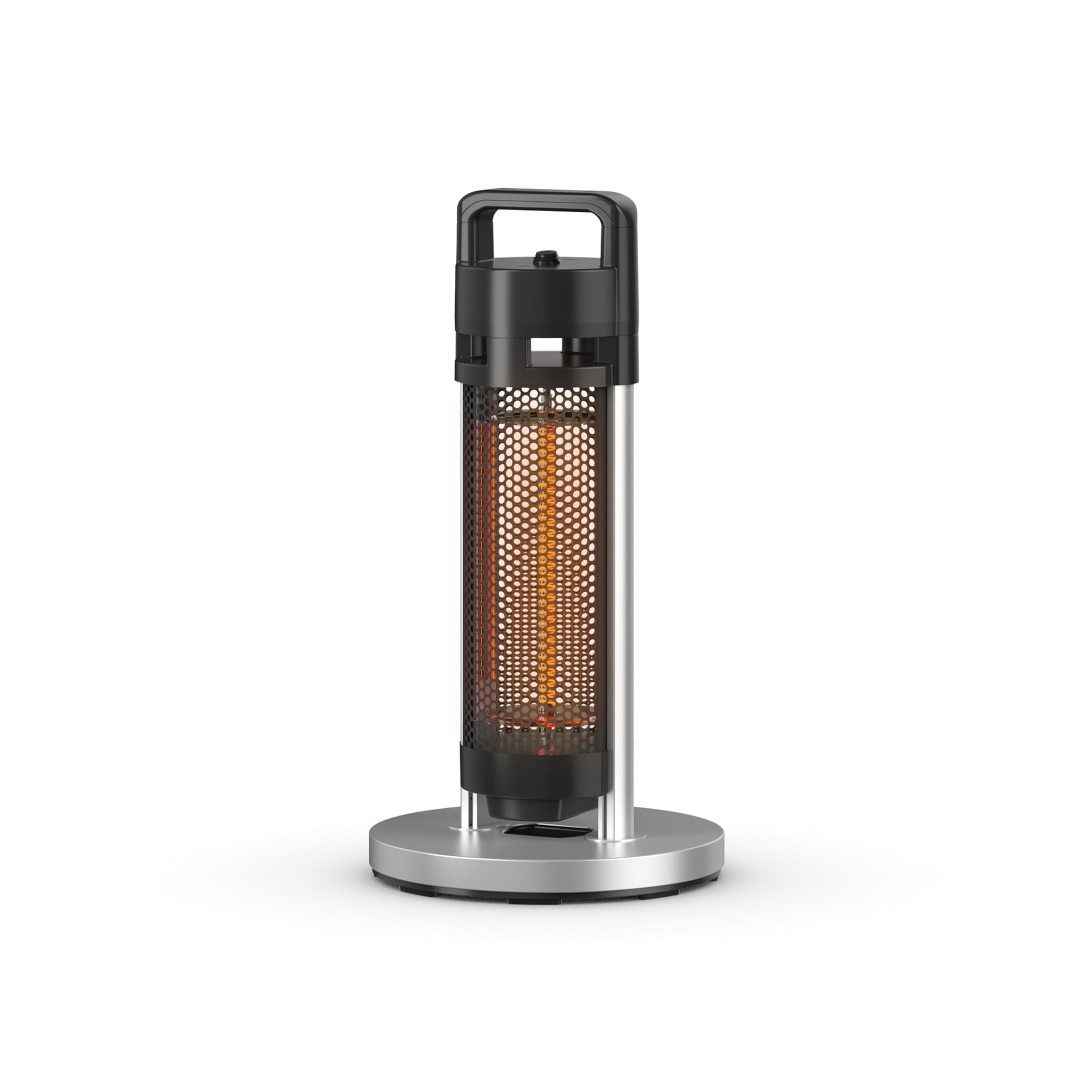 Swan Al Fresco SSwan Al Fresco Portable Electric Stand Patio Heater, SH16330N, Garden and Outdoor Heating, Lightweight, Tip Over Safety Switch, IP44 Approved, 1200w Power, 60cm Height, Black