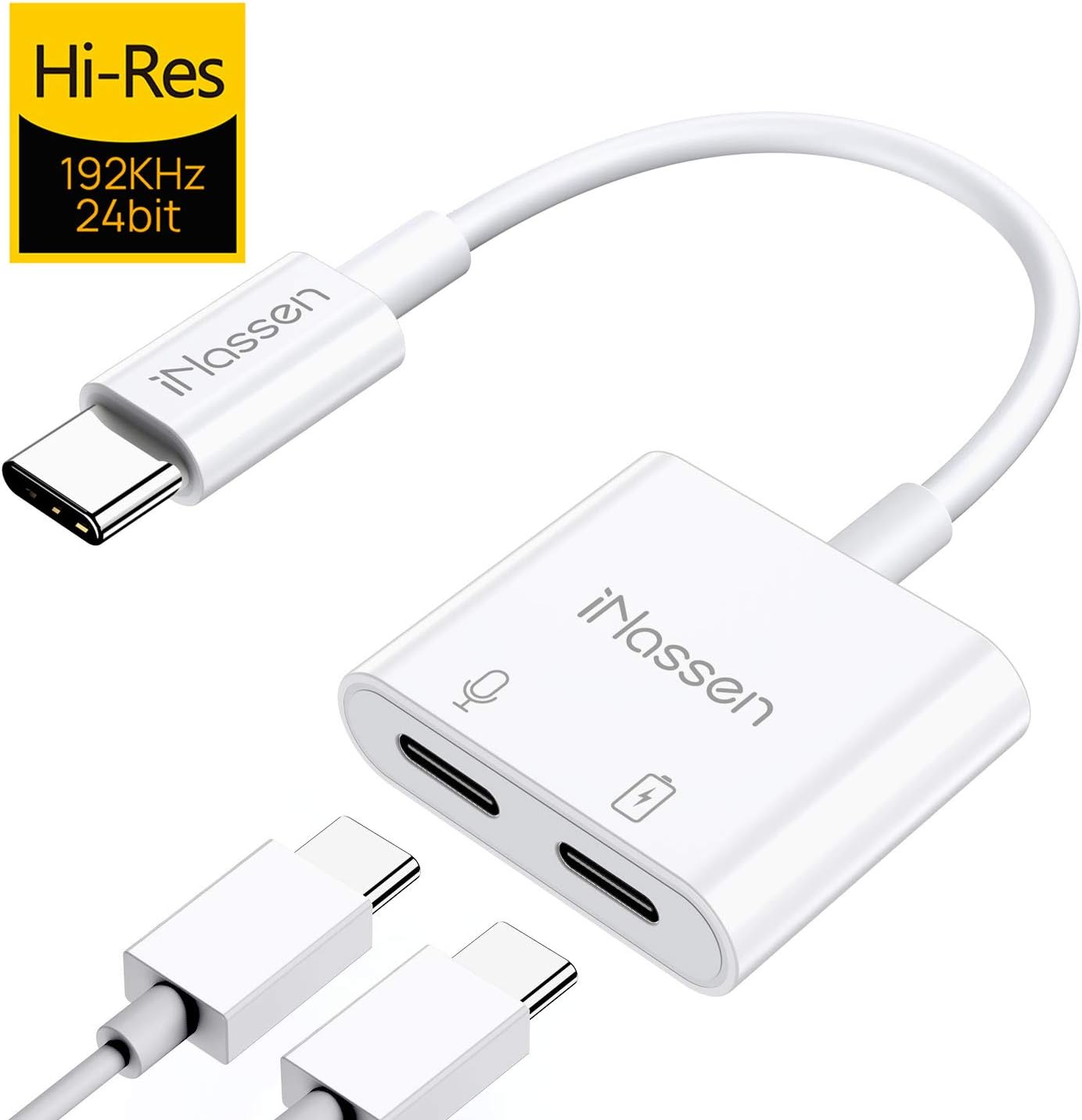 USB C Headphone Adapter Dual Type USB C Splitter Jack Amazon.co.uk