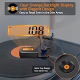 Neoteck Digital Stylus Force Gauge 0.01g-5.00g Orange LCD 5g Cal weight view 3