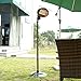 sundate Electric Patio Heater, Indoor/Outdoor Halogen Infrared Space Heater with 3 Power Levels, PHP-1500DI