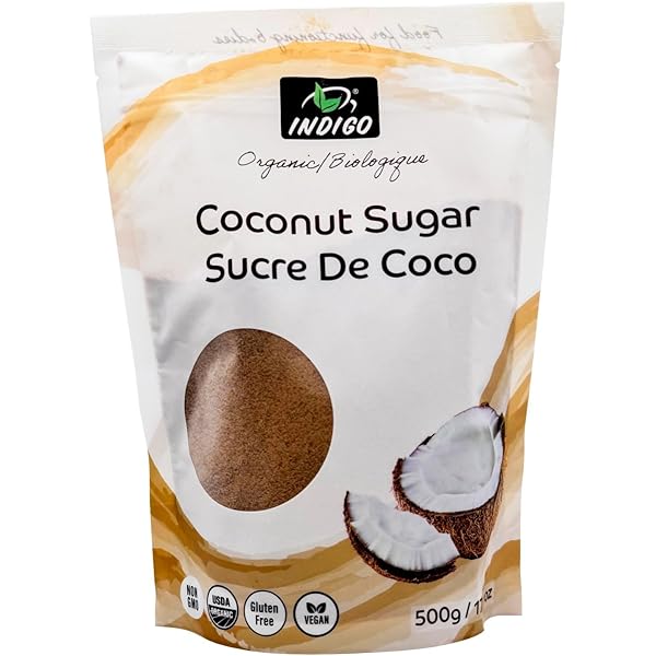 Sucre De Noix De Coco Bio AMANDIN 400g - Édulcorant Naturel Pour Pâtisserie - Goût Caramélisé