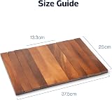 Besto Foldable Sofa Arm Tray Acacia Wood 37.5x25cm Non-Slip view 2