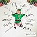 Kiddo Kind Baby's First Holiday Milestone Blanket - Photography Props for Baby Boy & Baby Girl