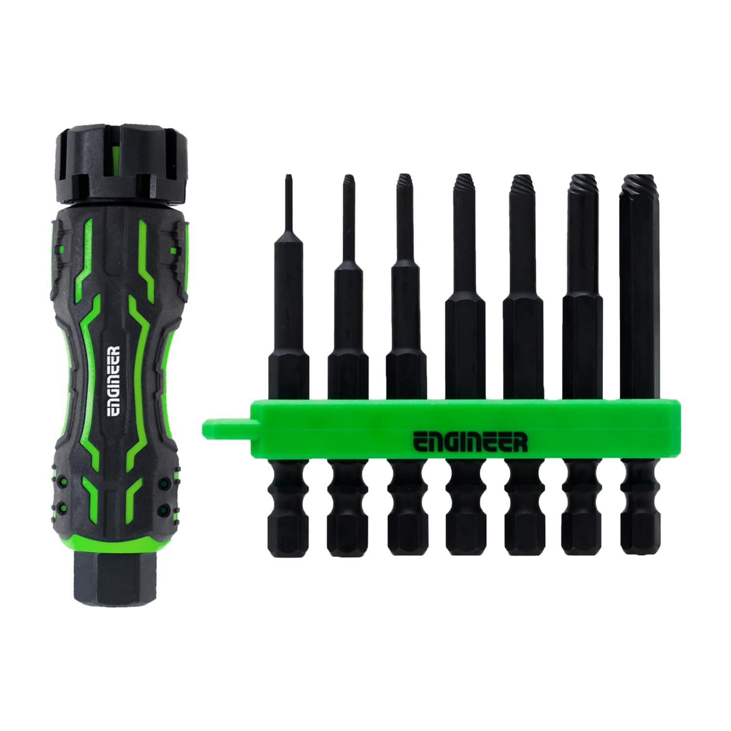 Rapid Screw Extractor Remover kit for Hex Head Screws (Allen Type). ENGINEER DZ-84