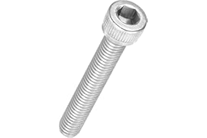 Kozelo 20pcs Socket Head Cap Screws - [M6-1 x 40mm] 304 Stainless Steel Allen Socket Drive for Electrical Motor 3D Printing Fan Engine Replacement Use, Silver