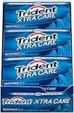 Trident Xtra Care Gum, Peppermint, 14-Piece Packs (Pack of 12)