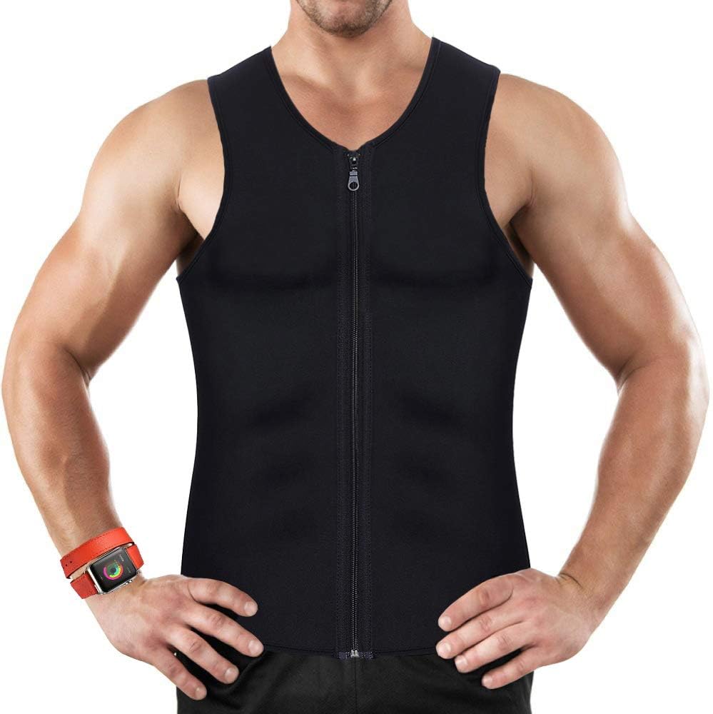 mens waist trainer shirt