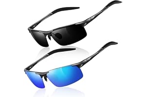 zeoxie Polarized Sunglasses For Men Women Sports Sun Glasses Ultralight Al-Mg Outdoor Driving Fishing Glasses UV Protection