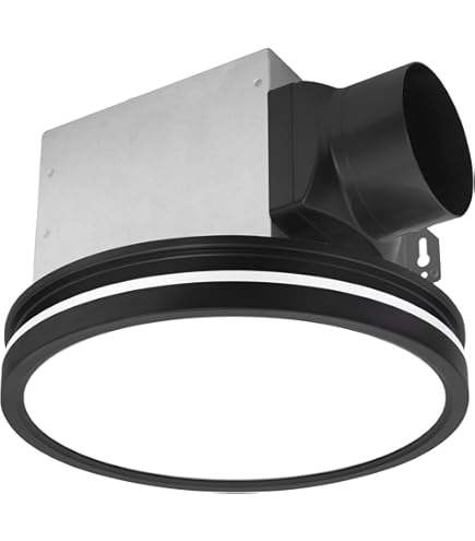 Exhaust Fan with 3CCT and Nightlight, Dimmable LED Light, 110CFM, 2.0 Sones| – AKICON-HVAC