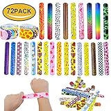 Slap Bracelets Party Favors Slap Bands Birthday School Classroom Prize For Kids Boys Girls Adults