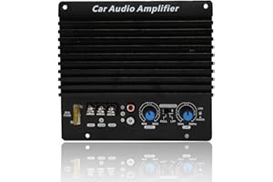 FLEXMAN 12V 300W Car Amplifier Board, 4 8 Ohms Thickened Aluminum Alloy Amplifier Board, Can Push 8 12 Inch Woofer, Audio Rec
