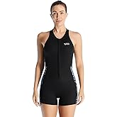 doorslay Women's Wetsuit Short Sleeve Sleeveless One Piece Swimsuit 2mm Front Zipper for Swimming, Diving, Surfing and Other Water Sports