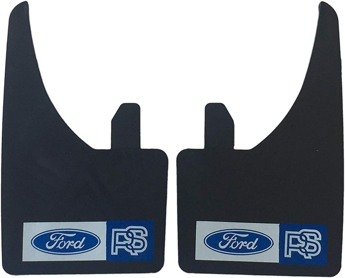 Full set of 4 Universal Fit RS Blue Mudflaps With fittings Classic Cars