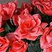 Efavormart 84 Artificial Open Roses for DIY Wedding Bouquets Centerpieces Arrangements Party Home Wholesale Supplies - Coral