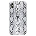 Lartin Jellybean Gel Case for iPhone Xs & iPhone X (Cool Snakeskin)