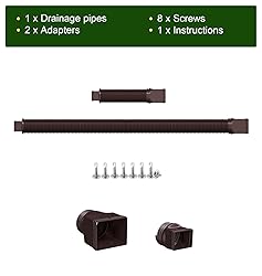 Ogutter Rain Gutter Downspout Extensions, Downspout