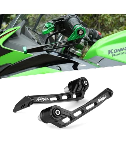 Protectores De Manillar De Aluminio CNC Para Kawasaki Z650 / Ninja 650 2017-2025 - 2 Piezas, Varios Colores