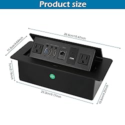 Table Pop Up Outlet, Desktop Pop Up Socket Center