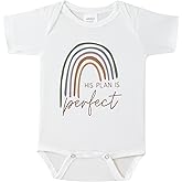 BIBIBLISSBABY Pregnancy Announcement for Grandparents Gift,His Plan Is Perfect Funny Pregnancy Announcement Outfit