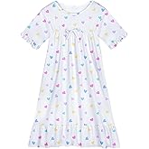 ICOSY Girls Nightgowns Toddler Girls Pajamas Princess Nightgown Clothes for Girl Casual Dress