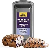 Wilton Platinum Non-Stick Loaf Pan, Made Without PFAS, 9 x 5 in | DURALAST Silicone Infused Double Coating, 5X More Durable w