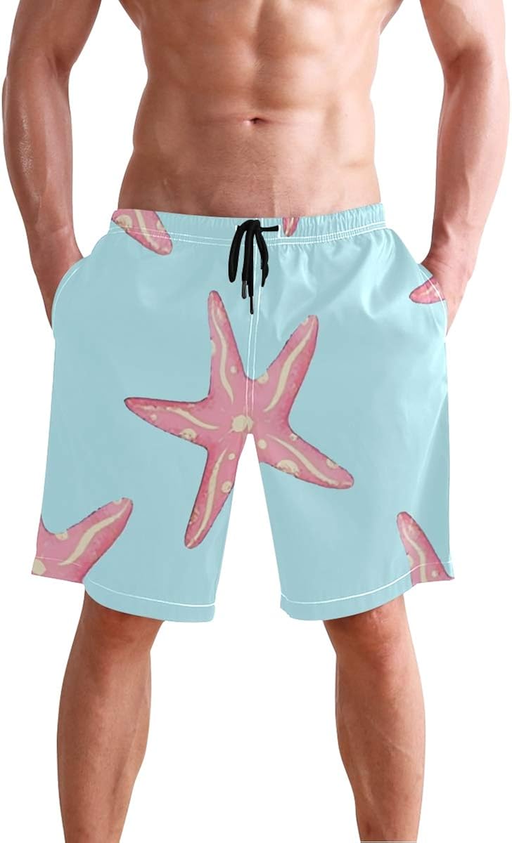 NIMeng Herren Badehose – Schnelltrocknend, 17,8 Cm Innennaht, Mit Netzfutter, Elastischer Bund