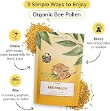 Earths Basket Organic Raw Bee Pollen Granules 75g - Spanish & Ethical view 3