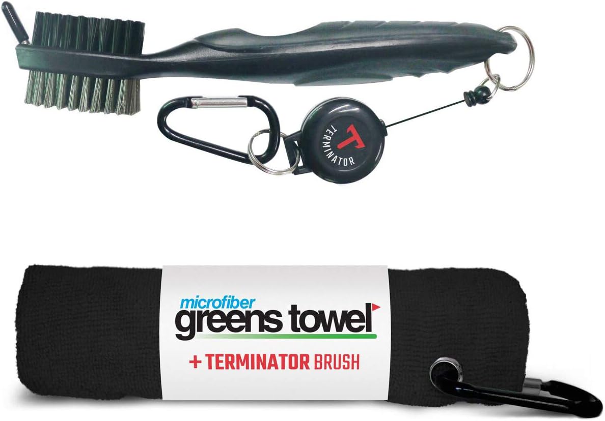 Greens Towel Plus Terminator Brush Black, Large