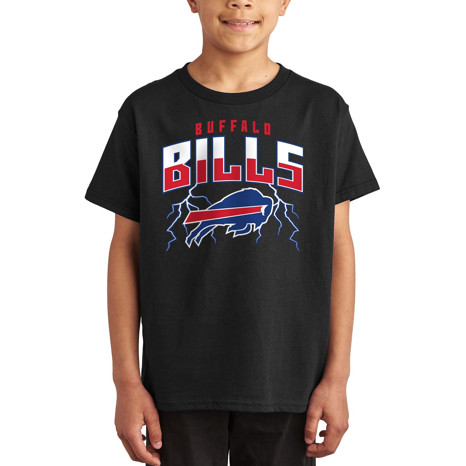 Photo 1 of ** KANAS CITY T-SHIRT** Team Lightning - Officially Licensed Kids Short Sleeve Fan T-Shirt for Boys & Girls