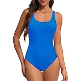 Century Star Womens One Piece Swimsuits 2025 Athletic Swimming Solid One Piece Competitive Bathing Suit for Teens Girls
