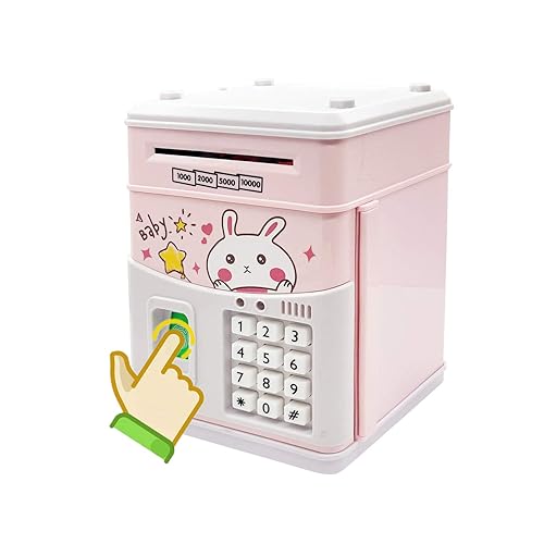 Electronic Piggy Bank for Girls, Kids Safe Money Bank with