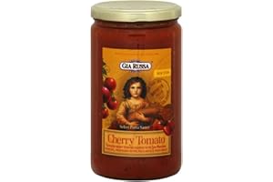 GIA RUSSA Cherry Tomato Pasta Sauce, 24-Ounce Glass Jars (Pack of 2)