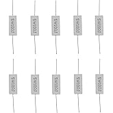 (Pack of 10) 5W 10R 10 Ohm 5% Power Wirewound Ceramic Horizontal Cement Resistor