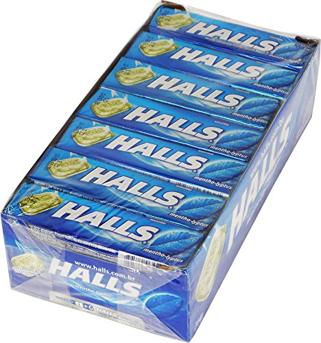 Bala Adams Halls 777G 21Un Drops Mentho Lyptus Bala Halls Drops Mentho Lyptus (7895800169384)