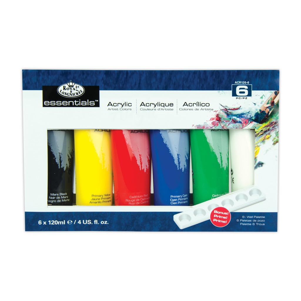 Royal & Langnickel 120ml Acrylic Painting Colour (Pack of 6)
