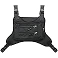 JOYEONDEF Sports Chest Bag for Men, Water Resistant Chest Pack, Running Pack with Cell Phone Holder and Extra Storage