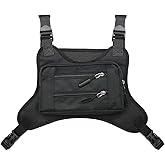 JOYEONDEF Sports Chest Bag for Men, Water Resistant Chest Pack, Running Pack with Cell Phone Holder and Extra Storage