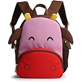 Tinksky Kids School Bag Satchel Cute Kindergarten Backpack Shoulder Bag for Boys Girls (Pink)
