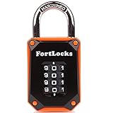 FortLocks Gym Locker Lock - 4 Digit, Heavy