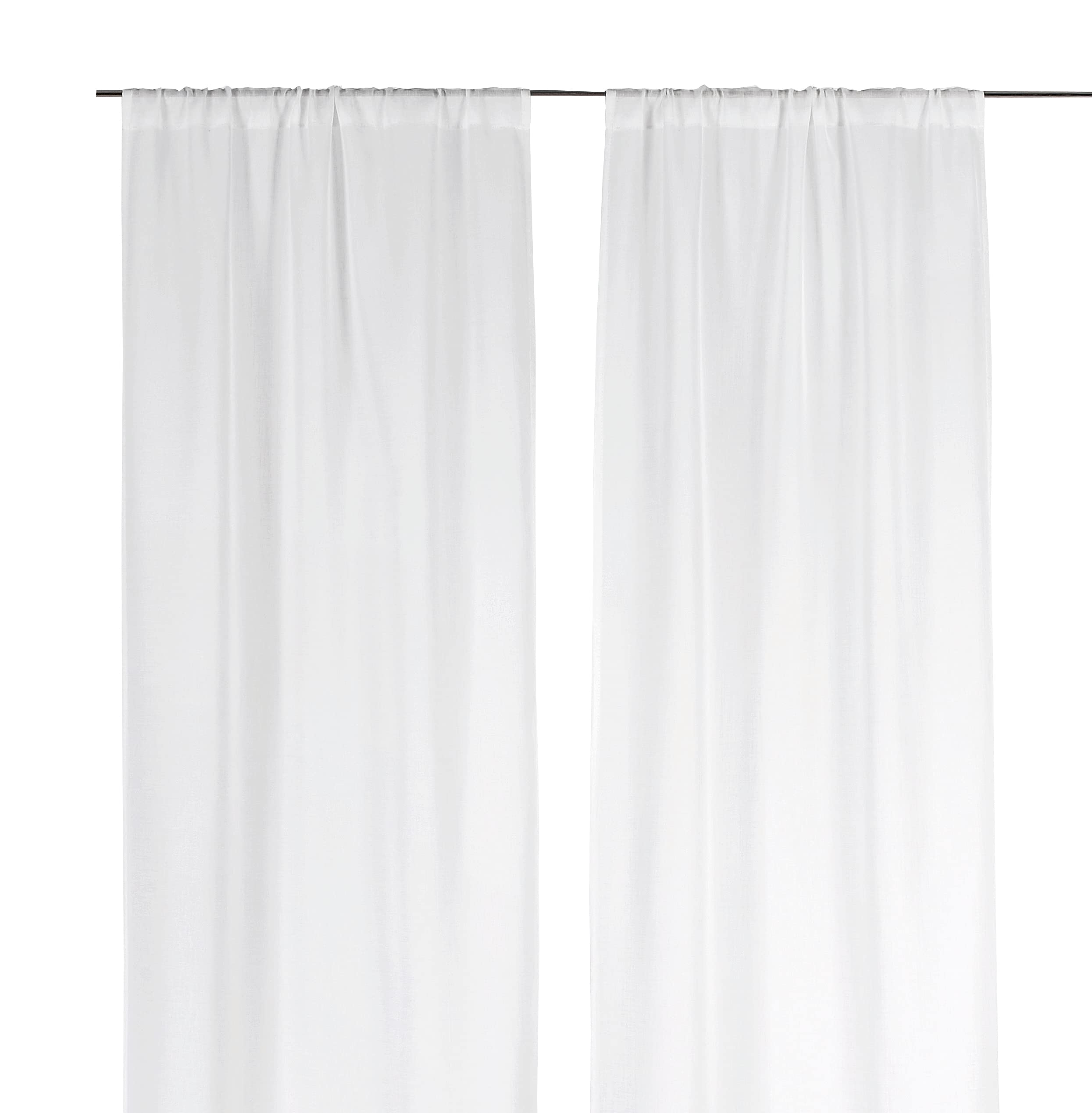 Linder Plain Polyester, White, polyester, off-white, 45x180x40 cm