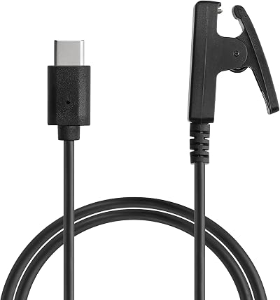 kwmobile USB-C Charger Cable for Garmin vivomove Trend Lily HR Forerunner 35 30