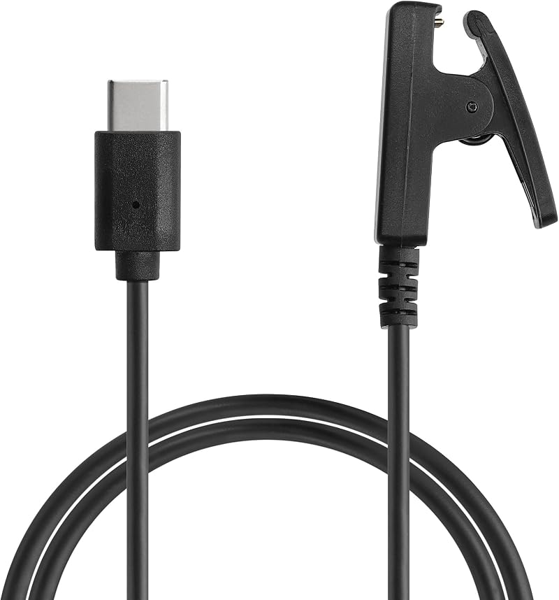 kwmobile USB-C Charger Cable for Garmin vivomove Trend Lily HR Forerunner 35 30