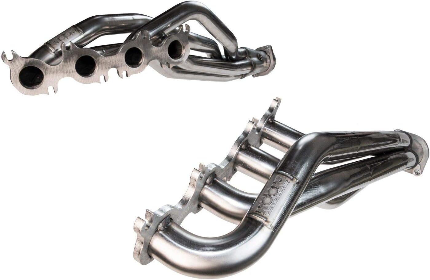 Kooks Custom Headers 31002602 Stainless Steel Headers 2 in. x 3 in. Long Tube Incl. O2 Extensions 2-18 in. And 2-6 in. Stainless Steel Headers
