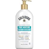 Gold Bond Pure Moisture Lotion, 14 oz., Ultra-lightweight Daily Body &amp; Face Lotion for Dry Skin