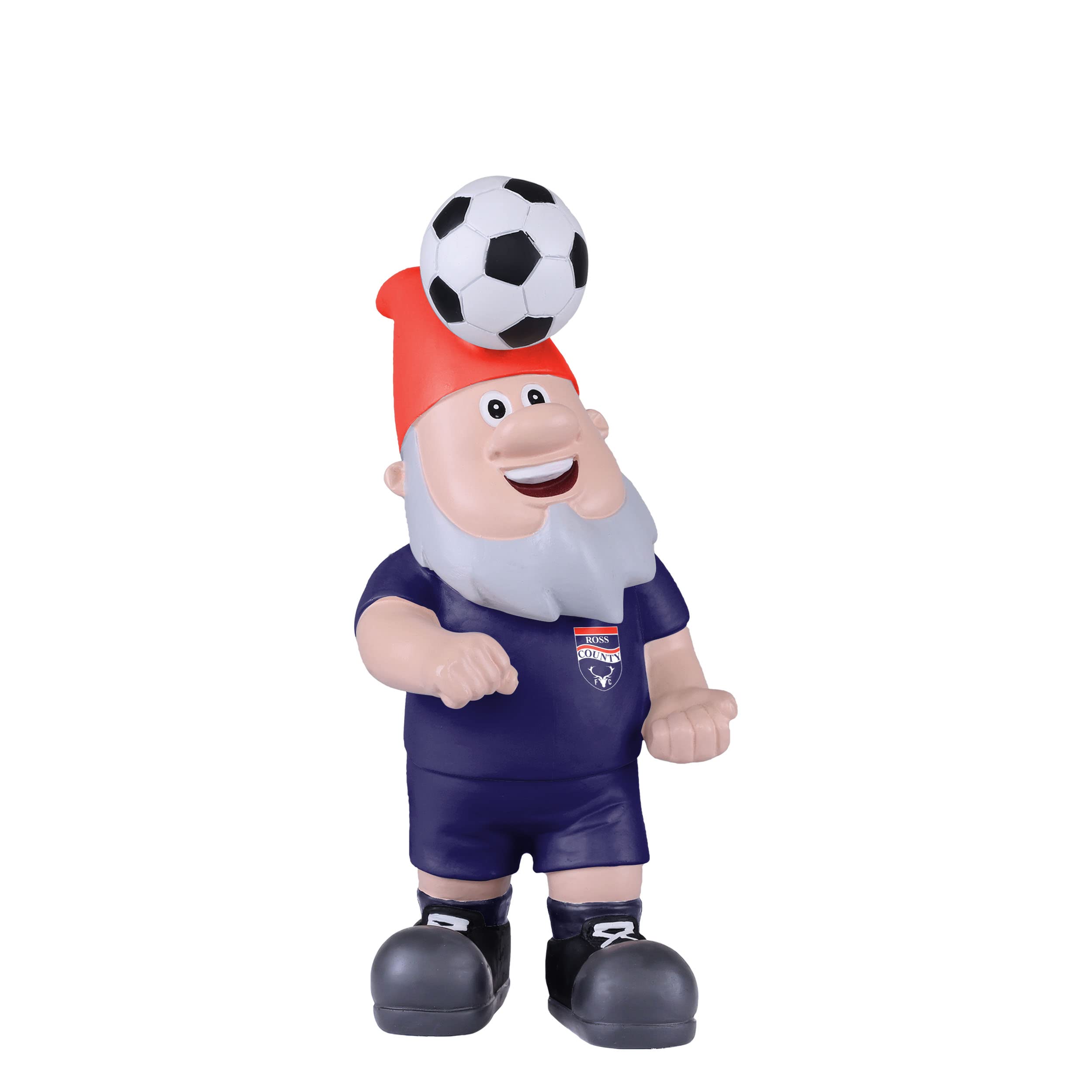 FOCO Official Ross County FC Football Header Ball Garden Gnome