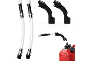 Solaradgy 2 PCS Premium Racing Hose for VP Fuel Jug and 2 PCS Hose Bender Racing Fuel Filler, Gas Can Anti-Leak Racing with Large Grid Filter Element for Scribner Fuel Jugs Gas
